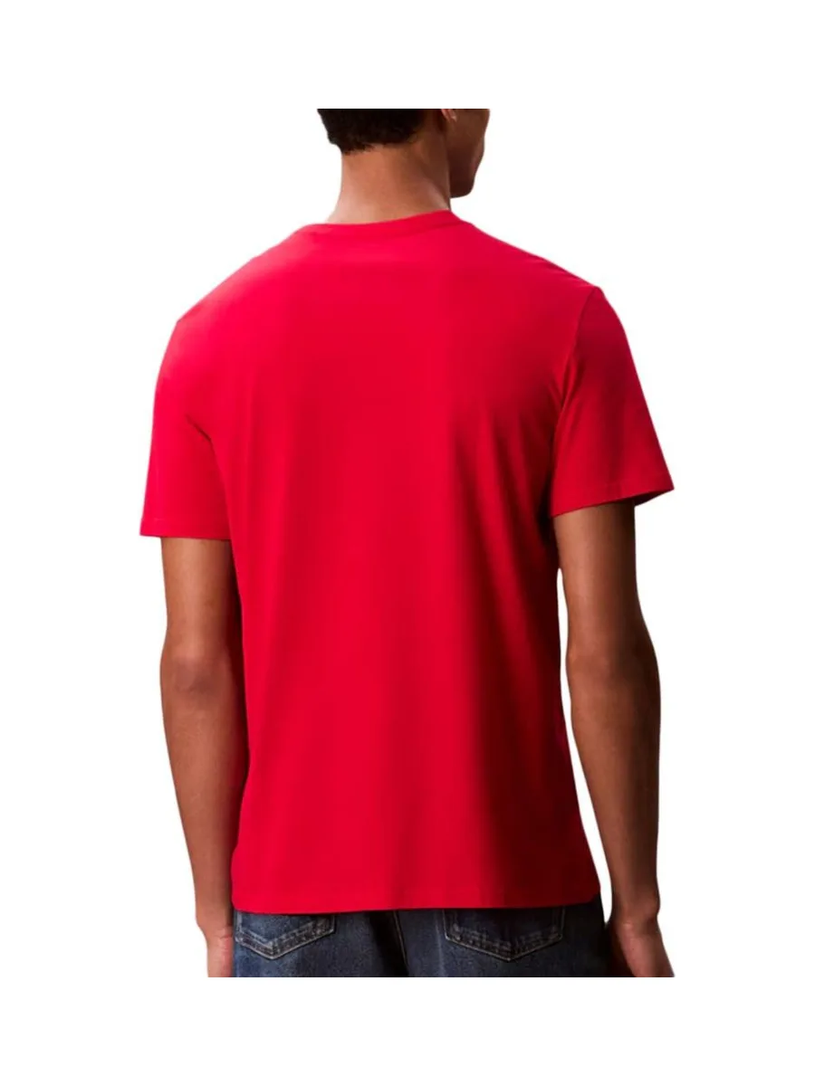 T-Shirt Rouge Homme Calvin Klein Jeans 30s 3