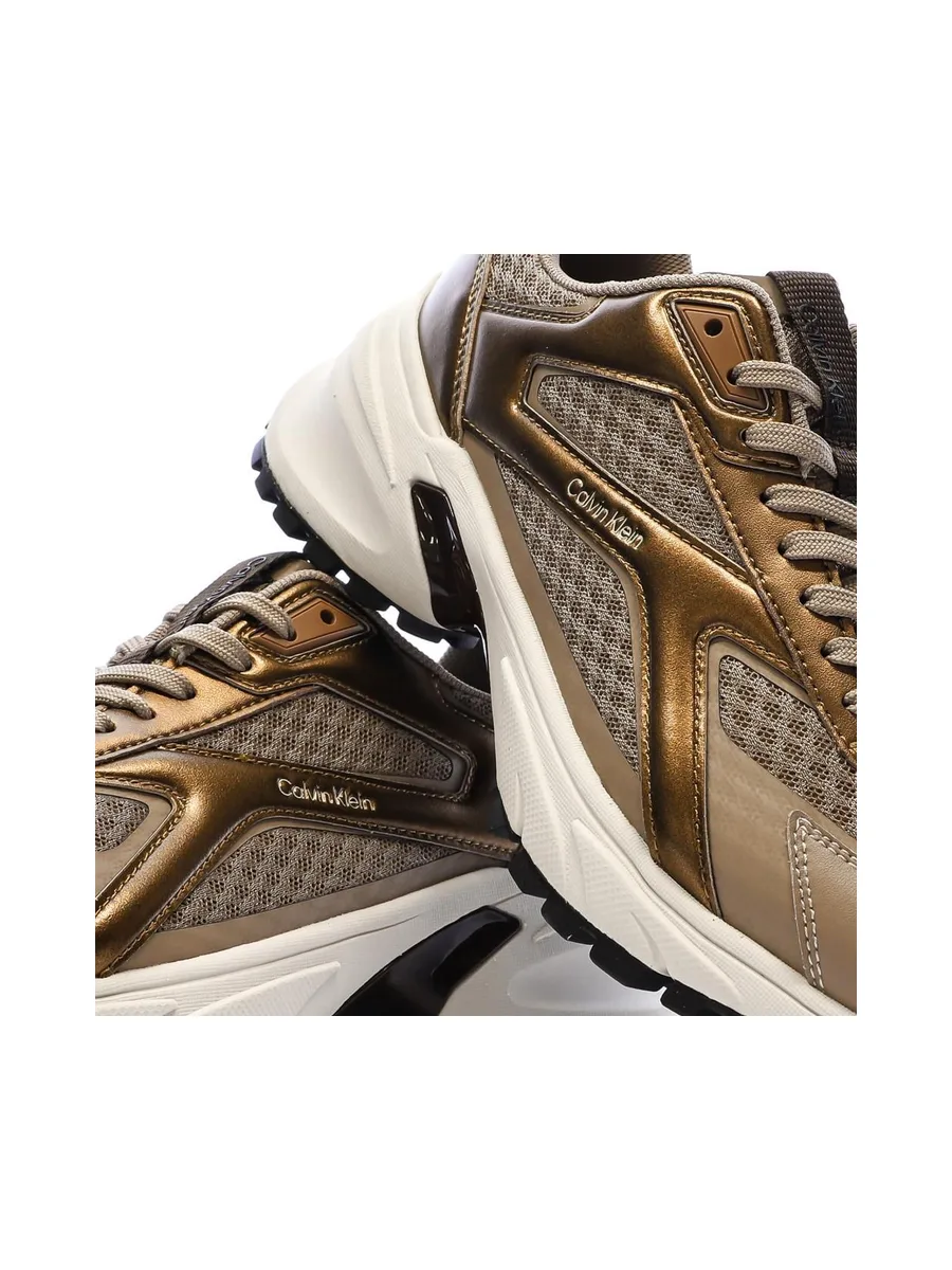 Baskets Marron Femme Calvin Klein Jeans Hike Run Ckstripe 8