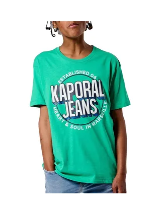 T-Shirt Vert Garçon Kaporal Otler 1