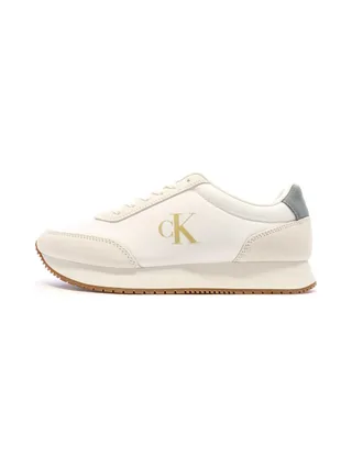 Baskets Blanches Homme Calvin Klein Jeans Retro 1