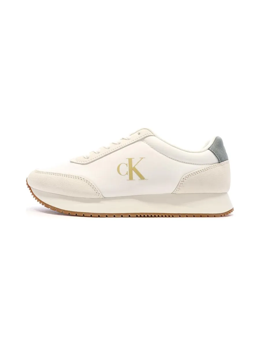 Baskets Blanches Homme Calvin Klein Jeans Retro 1