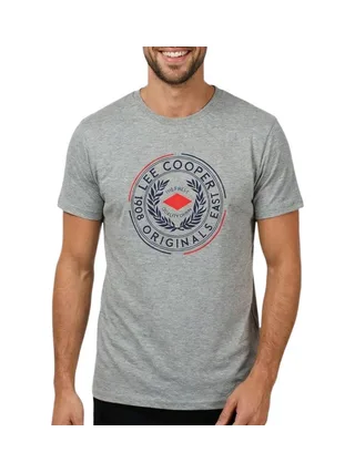 T-Shirt Gris Lee Cooper LCN822 1