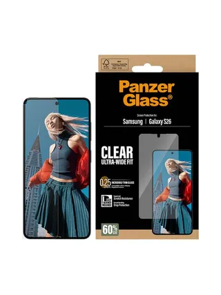 PanzerGlass ® Screen Protector Samsung Galaxy S26 | Ultra-Wide Fit w. EasyAligner 2