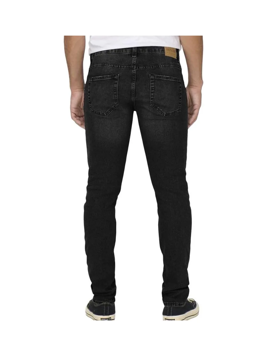 Jean Regular Noir Homme Only & Sons Weft 3