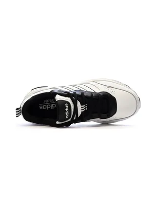 Baskets Blanches/Noires Homme Adidas Strutters 4