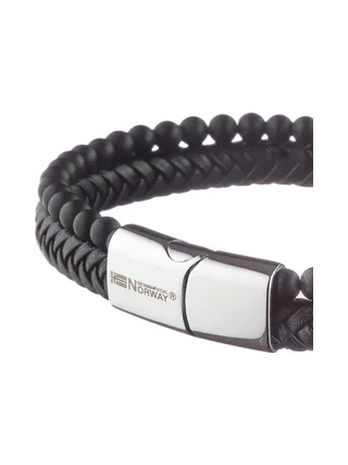 Bracelet Noir Homme Geographical Norway 315037 3