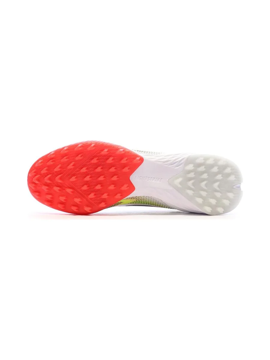 Chaussures de Foot Blanc/Rouge Adidas F50 Pro TF 5