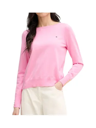 Pull Rose Femme Tommy Hilfiger Co Jersey 1