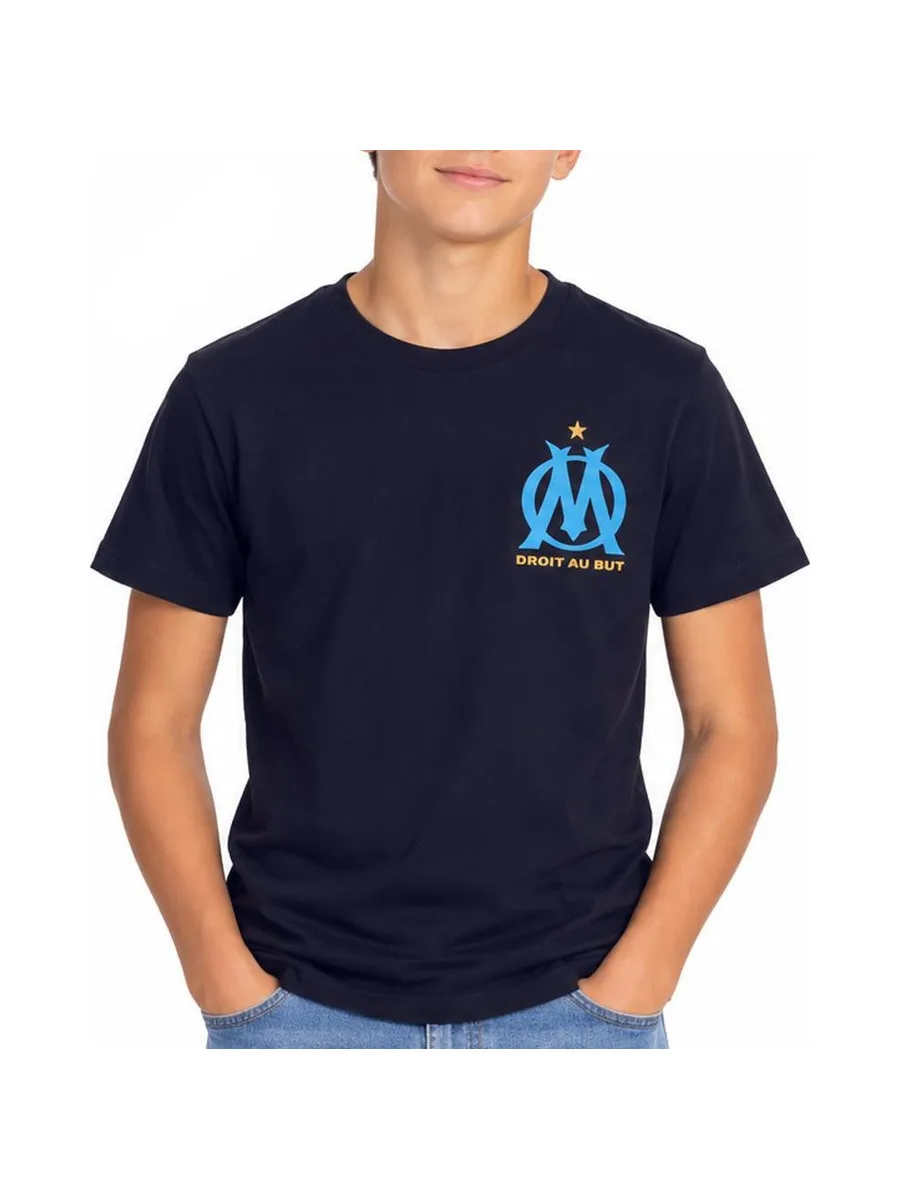 T-shirt Marine/Bleu Garçon Olympique de Marseille 2