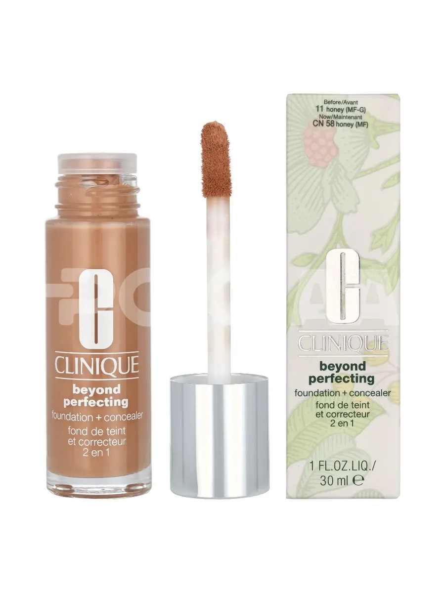 Clinique Beyond Perfecting Foundation + Concealer 30ml - CN 58 Honey (MF) 1