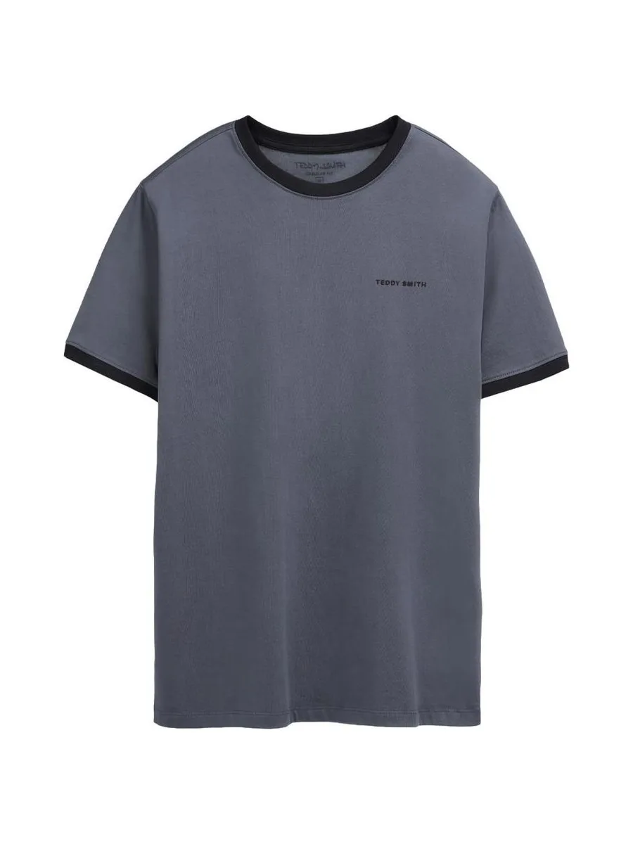 T-Shirt Gris Foncé Homme Teddy Smith Tee 2 2