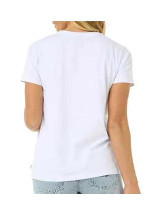 T-Shirt Blanc Femme Rip Curl Crystal Standard 2