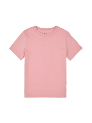 T-Shirt Rose Garçon Puma Ess Centered Cat 1