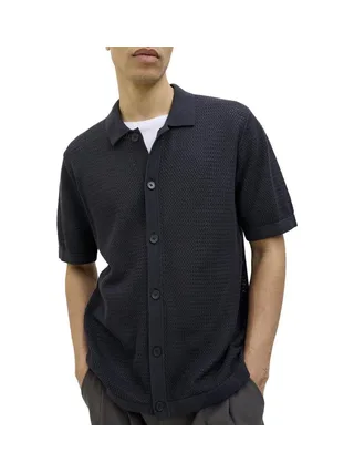 Polo Noir Homme Jack & Jones Laarto 1