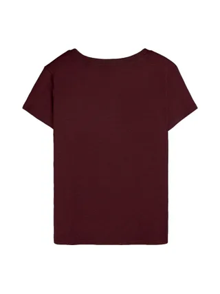 T-shirt Bordeaux Femme Teddy Smith Mia 2