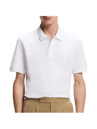 Polo Blanc Homme Hugo Boss Pallas 1