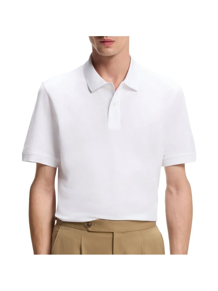 Polo Blanc Homme Hugo Boss Pallas 2