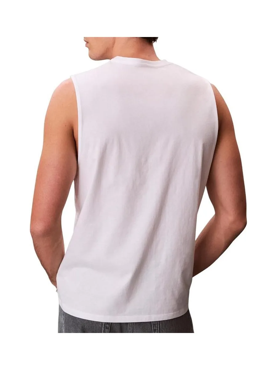 Débardeur Blanc Homme Calvin Klein Jeans 30s 3