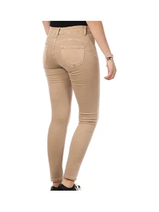 Jean Skinny Push Up Beige Femme My Tina's 260 2