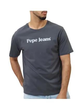 T-shirt Gris Homme Pepe Jeans Clifton 1