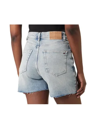 Short Bleu Femme Tommy Hilfiger Mom 2