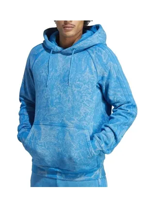 Sweat à Capuche Bleu Homme Adidas Washed Hoody 1