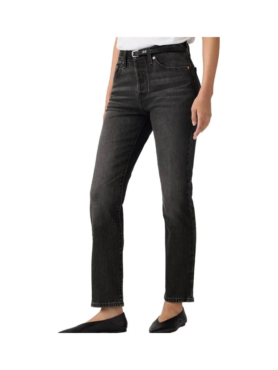 Jean 501 Gris foncé Femme Levi's Original 12501 2