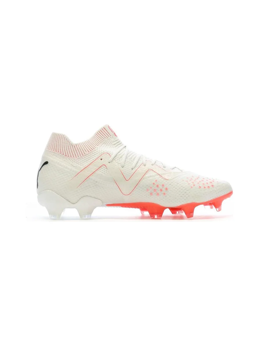 Chaussures de foot Blanc/Rose Homme Puma Future Ultimate FG 3