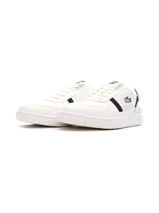 Baskets Blanches/Bleu Homme Lacoste 45SMA0019 6