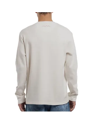 Pull Blanc Homme Teddy Smith Waffle 2