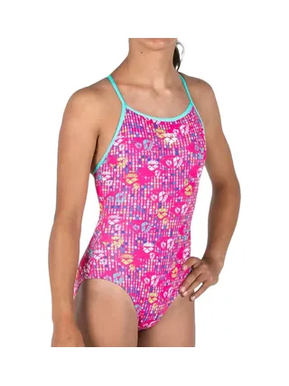Maillots de bain 1 pièce Rose Fille Arena Allover 1