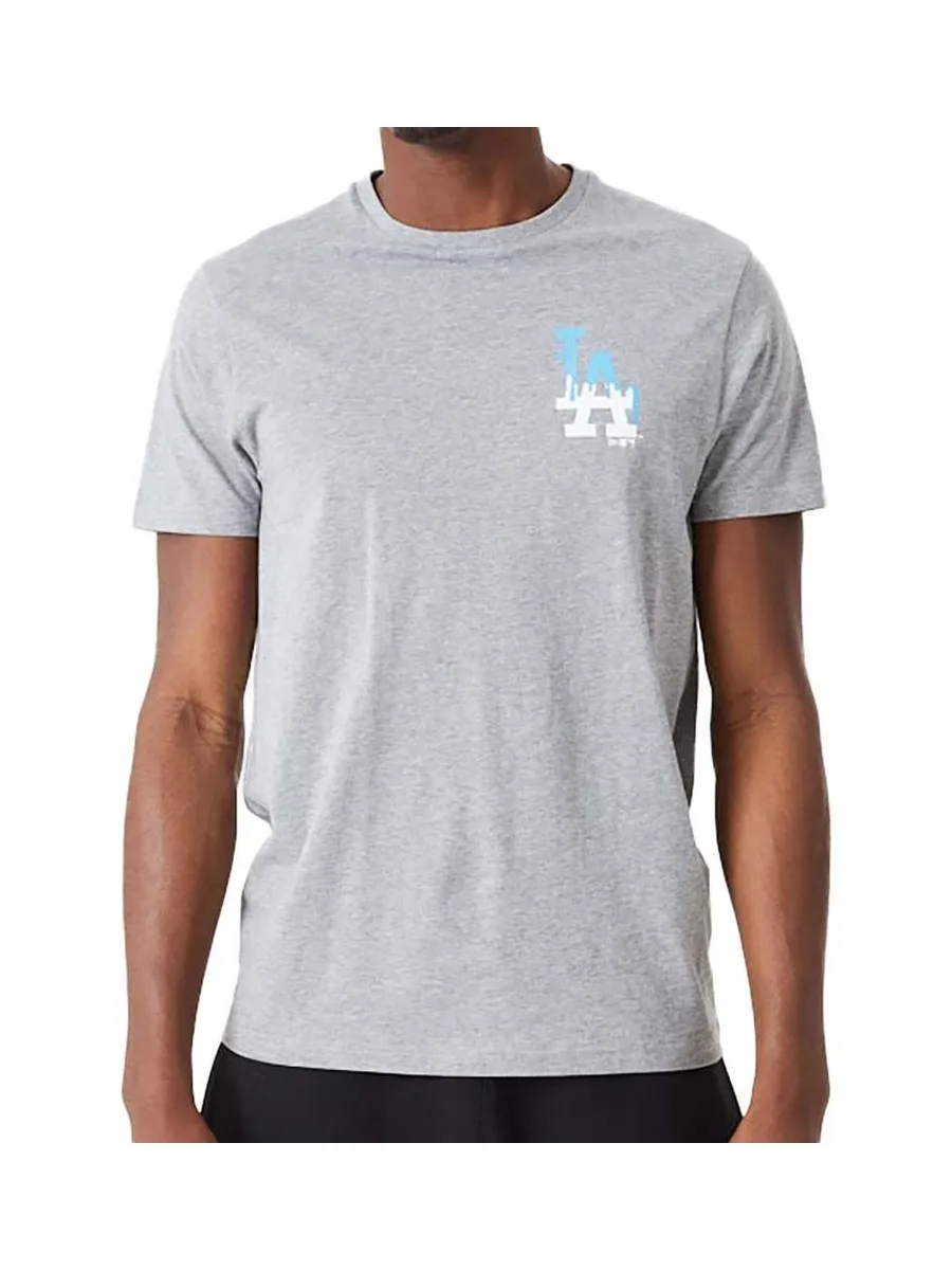 T-shirt Gris Homme New Era Drip Logo 2
