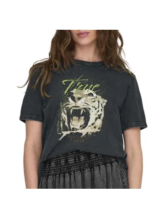 T-shirt Noir Femme JDY Elina 1