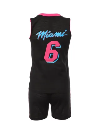 Miami Heat Ensemble de basketball Noir Enfant Sport Zone DAPL5810 2