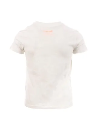 T-shirt Blanc Fille Teddy Smith flow 2