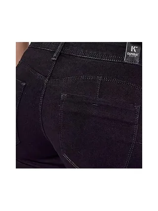 Jean Slim Noir Femme Kaporal LOCKK 2