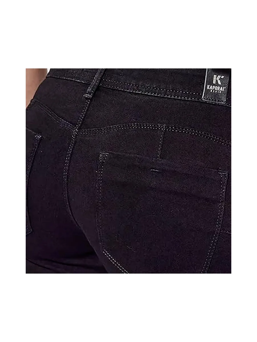 Jean Slim Noir Femme Kaporal LOCKK 3