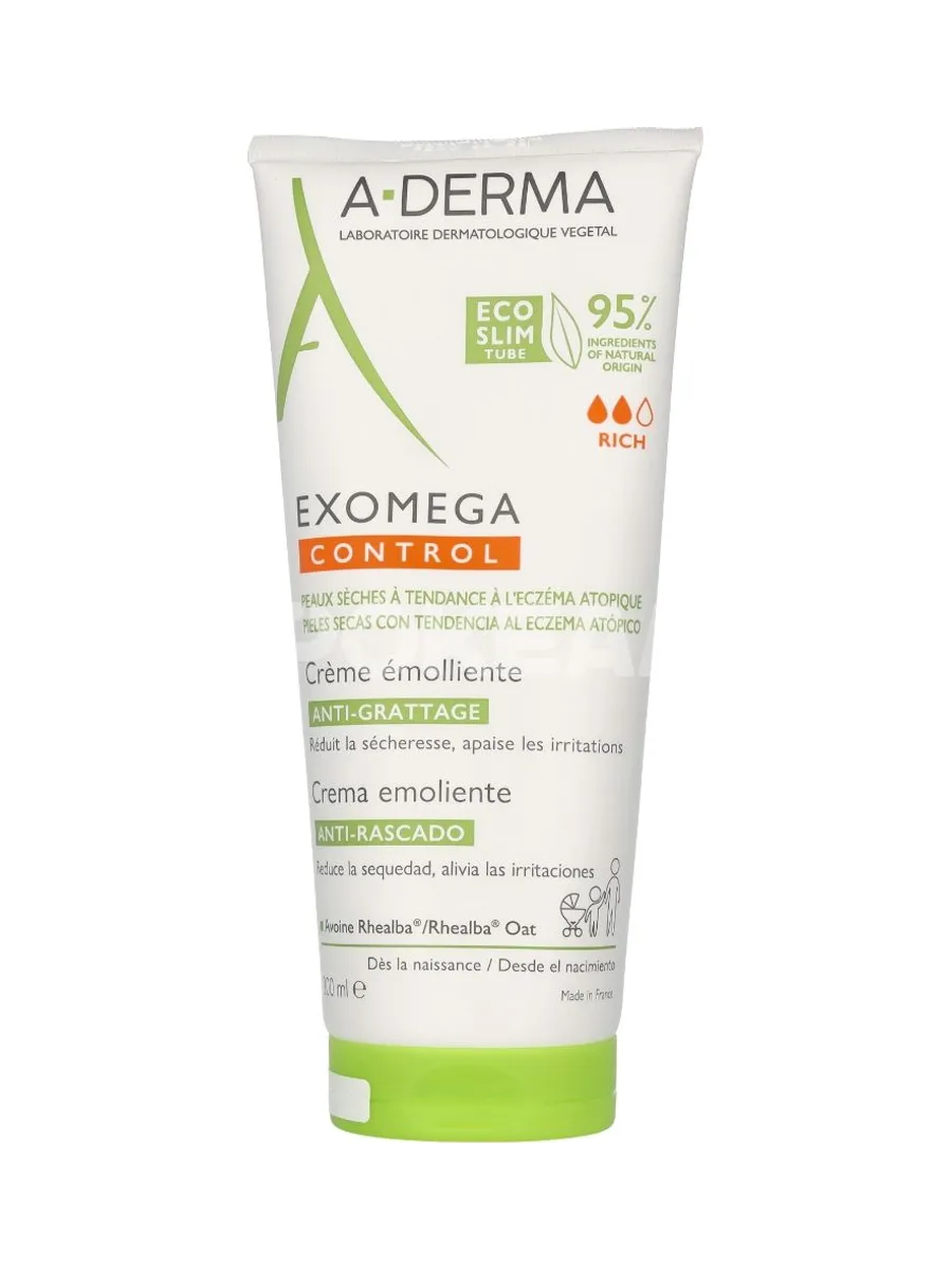 A-Derma Exomega Control Emollient Cream 200ml 1