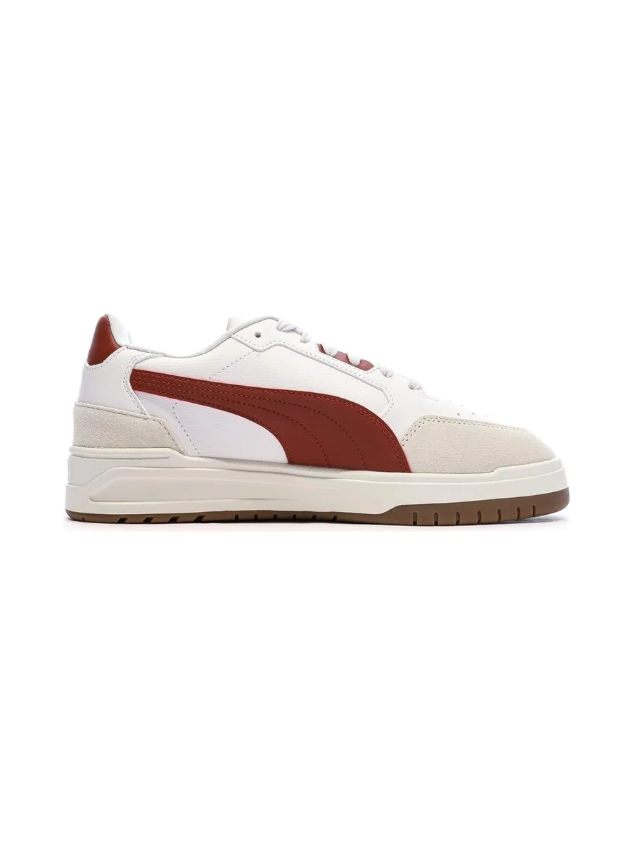 Baskets Blanc/Rouge Homme Puma Shuffle Downtown 3