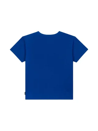 T-Shirt Bleu Femme Converse Jersey 2