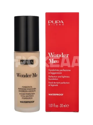 Pupa Wonder Me Waterproof Foundation 30ml - #010 Porcelain 1