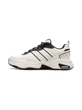 Baskets Blanches/Noires Homme Adidas Strutters 1