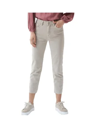 Jean Slim Beige Femme Salsa 125994 1