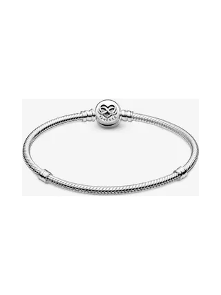 Pandora - Bracelet chaîne Infini Snake heart clasp en argent sterling 3