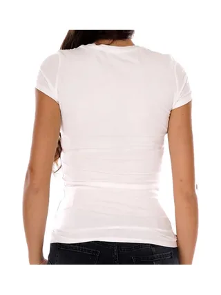 T-shirt Blanc Femme Guess Maze 2