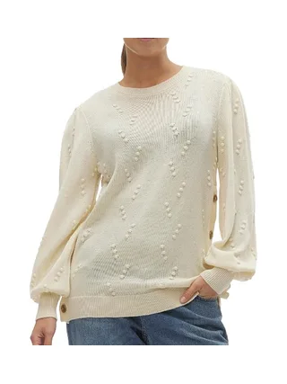 Pull de Grossesse Beige Femme Mamalicious Tora 1