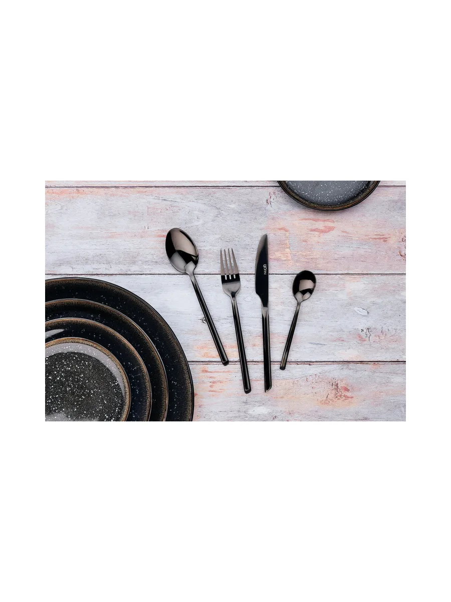 Coffret 6 petites cuillères KNUT - Black 20
