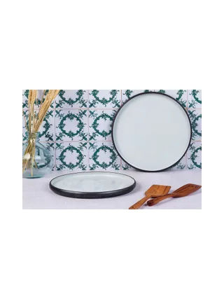 Plateau de service GOURMET Ø33cm - 2 pièces - Onyx 2