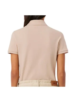 Polo Beige Femme Lacoste Polo L.12 2