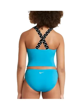 Maillot de bain 2 pieces Turquoise Fille Nike NESSB716 2